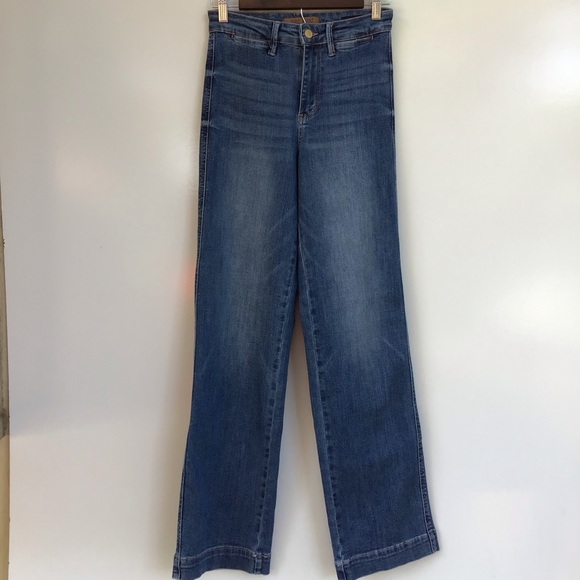 Judy Blue Dark Wash Straight Fit Jeans - Picture 2 of 15